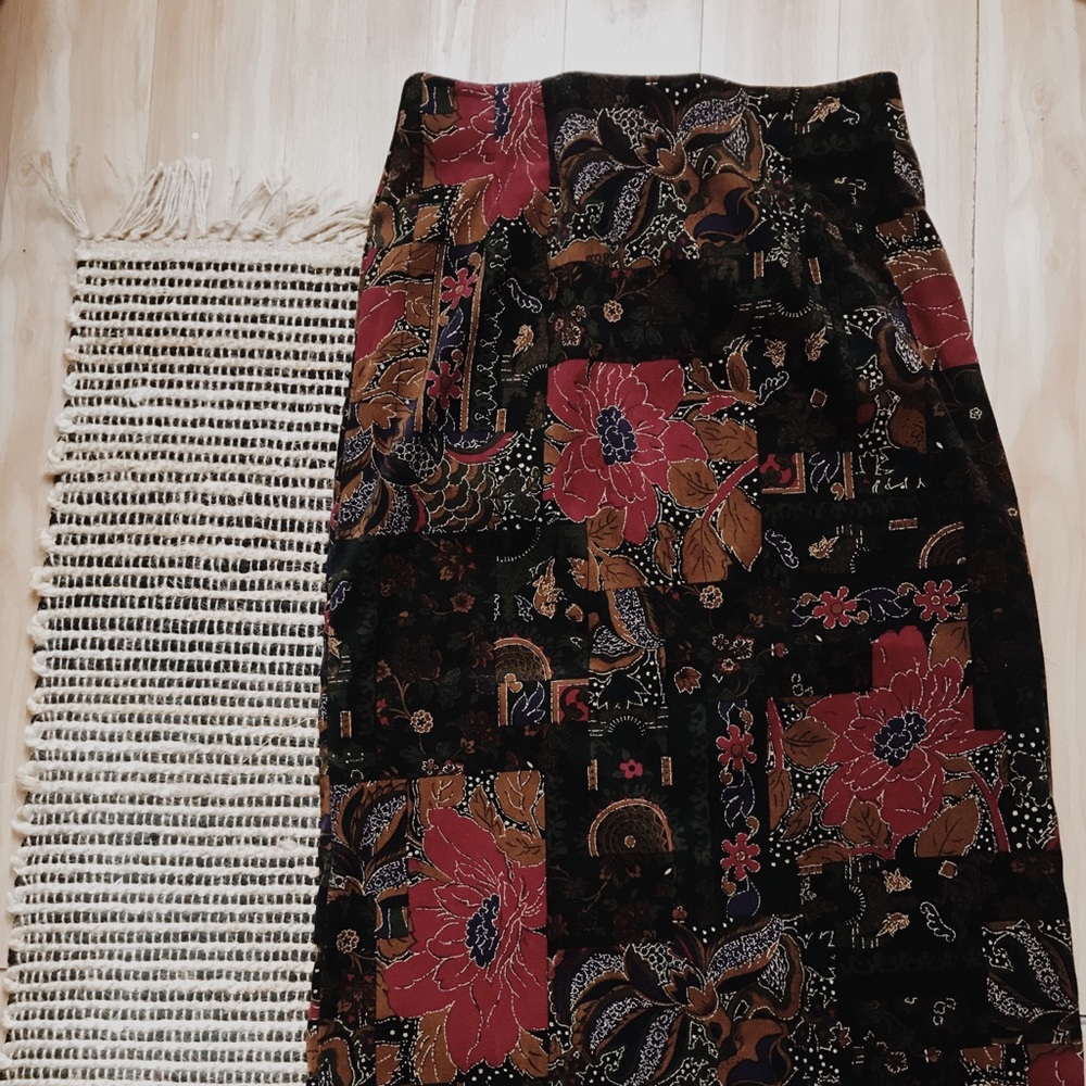 vintage midi skirt